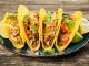 A platter of Mexican tacos