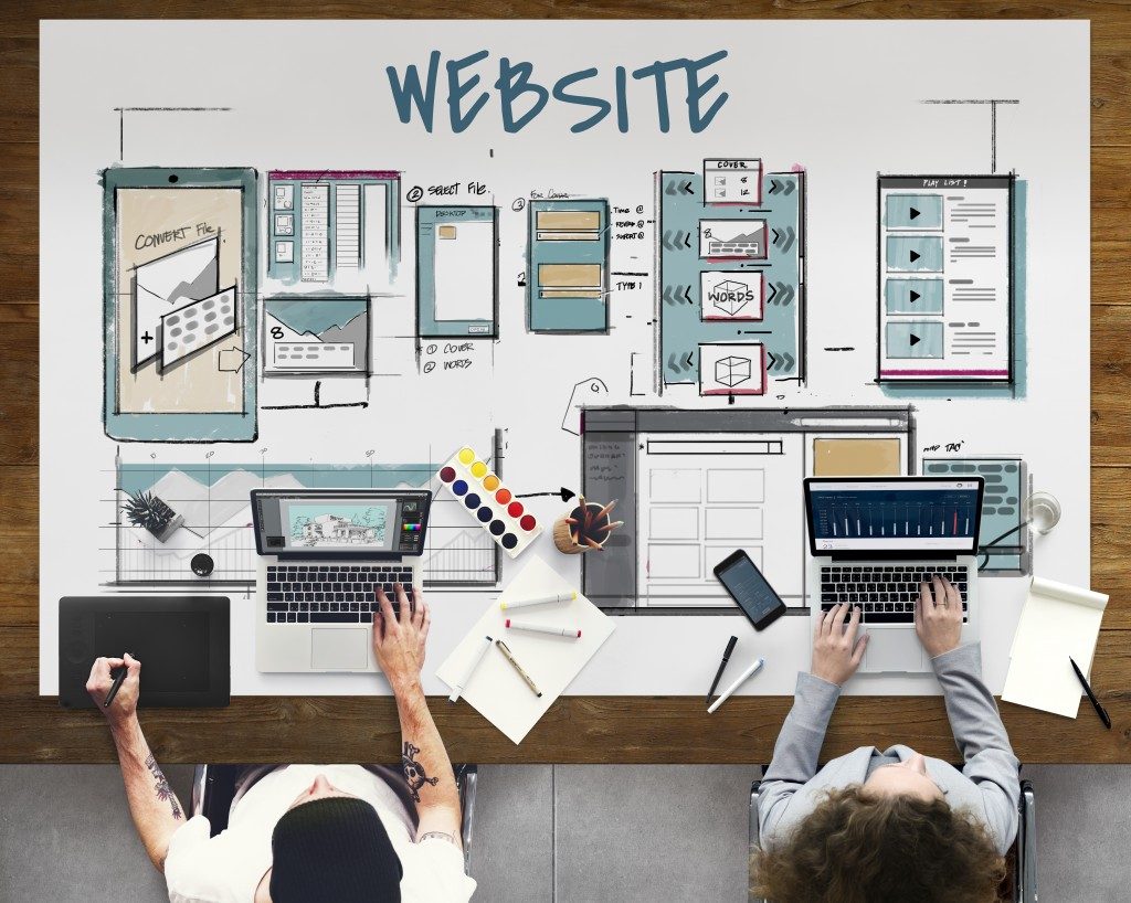 People Working on Web Design