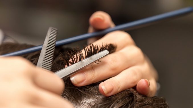men's hair cutting scissors