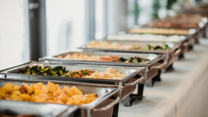Food catering at event