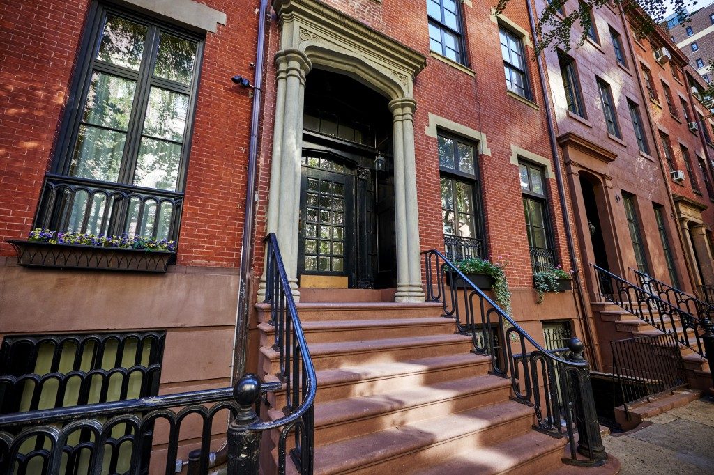 Wrought iron railings