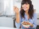 woman eating cereals