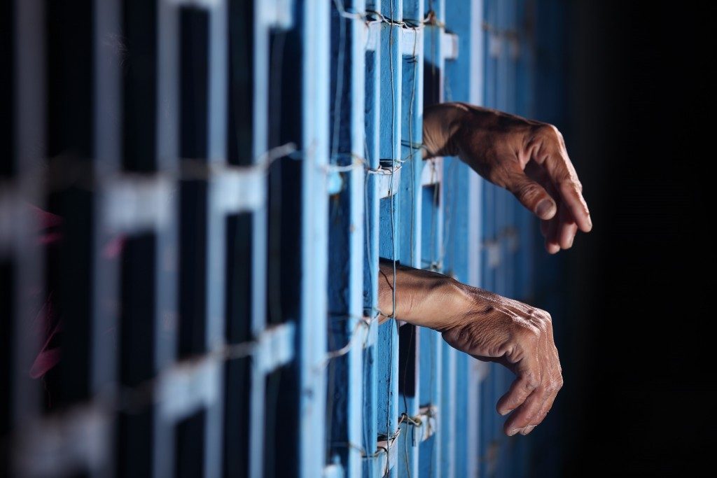 Prisoner in jail