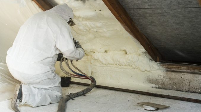 Bibs Vs Spray Foam Which Is A Better Garage Insulation Type