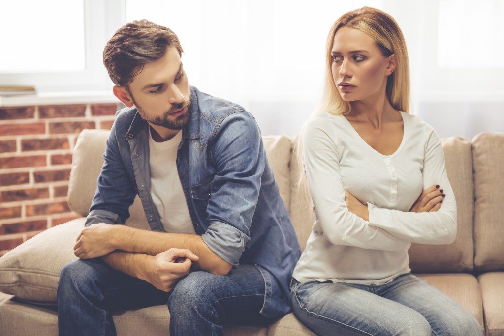 couple arguing with each other