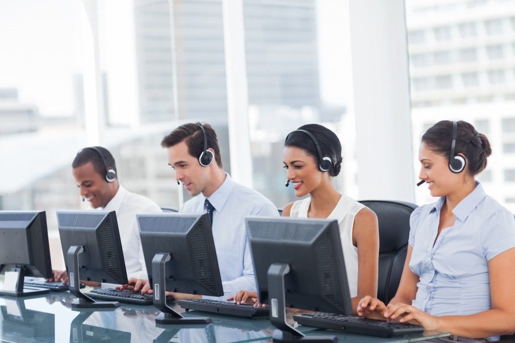 call center employees