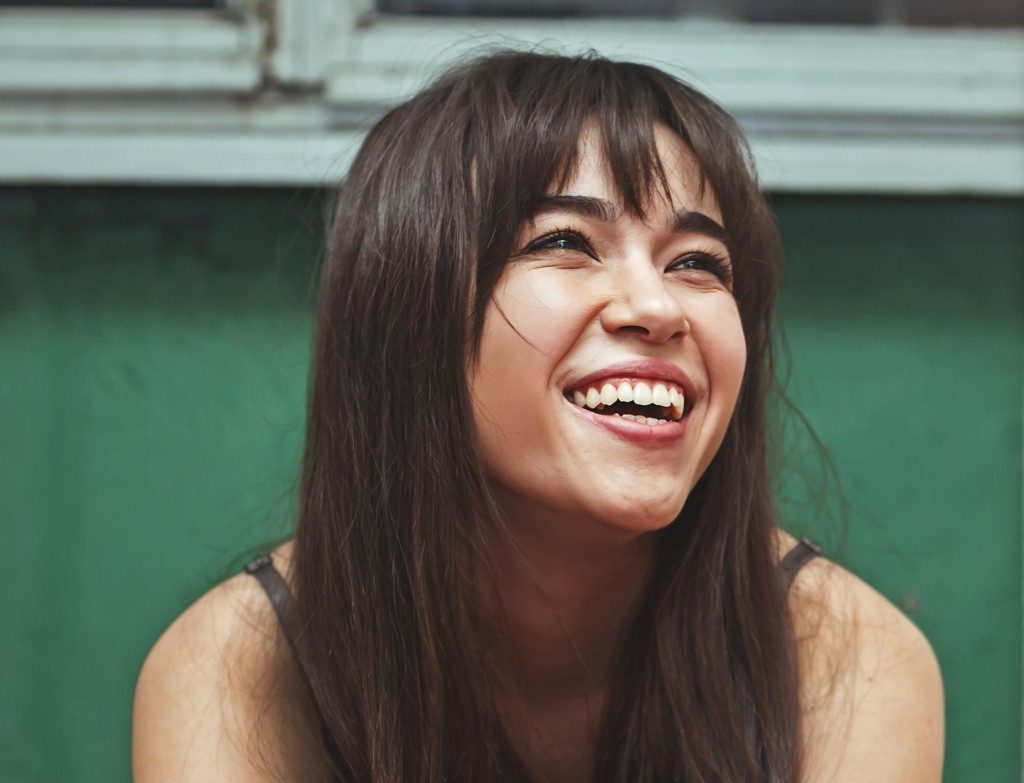 laughing woman
