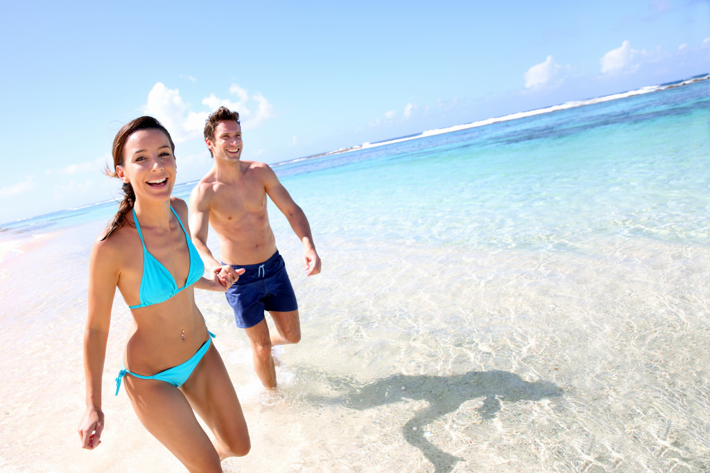 couple at the beach