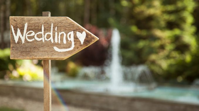 wedding signage