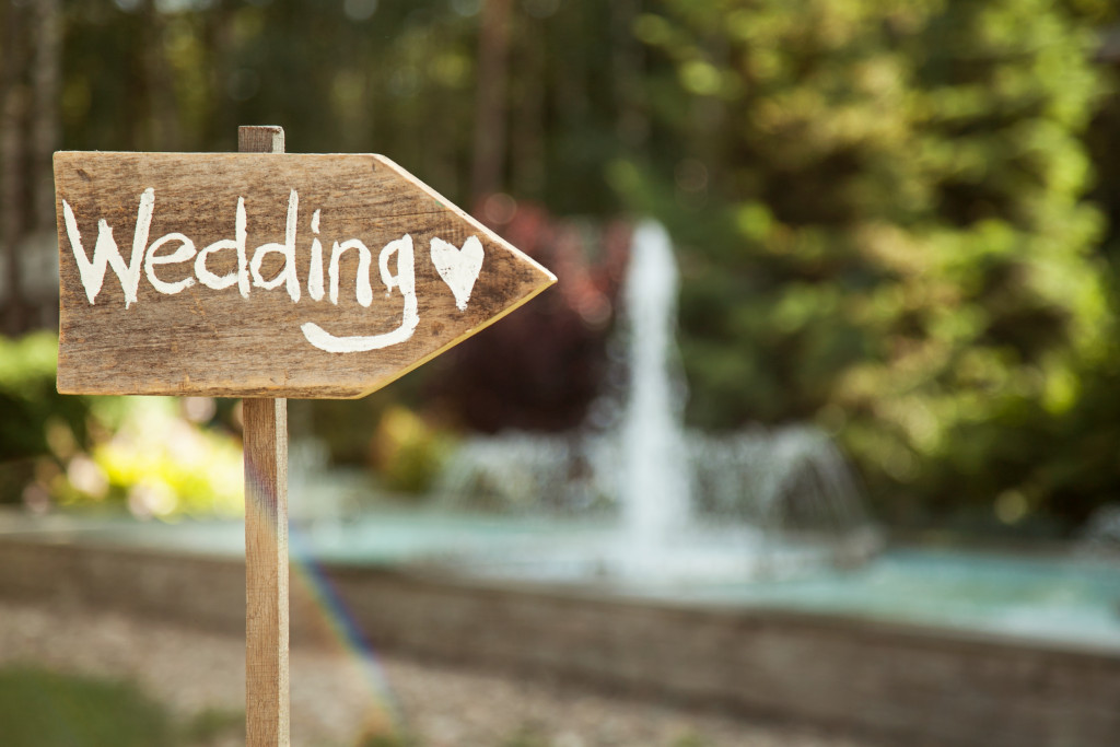 wedding signage