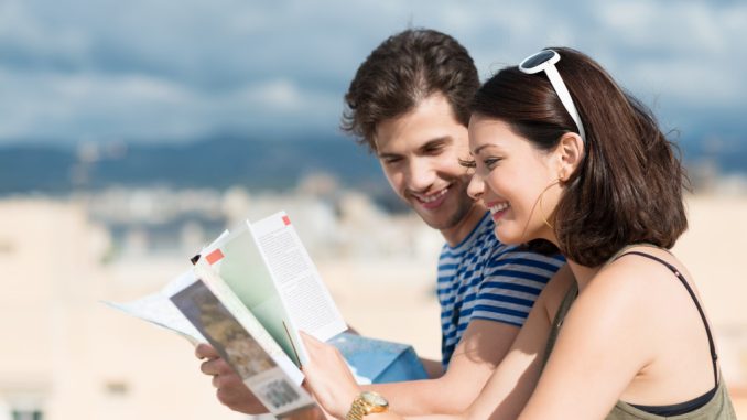 couple on a trip