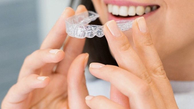 invisalign and woman